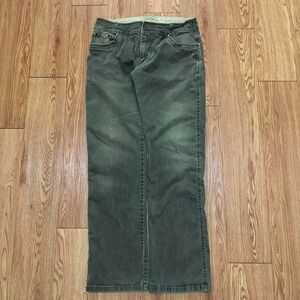 Kuhl Men's Pants Patina Dye Hiking Outdoors Green Utility Measures 32x33